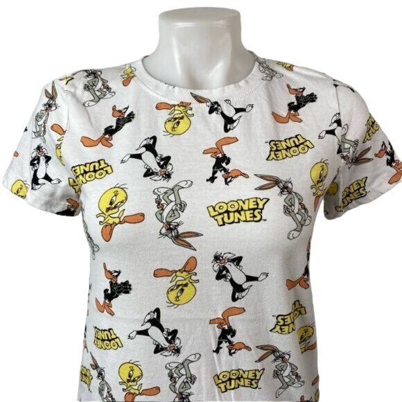 Looney Tunes Tee Bugs Bunny Tweety Bird Sylvester Cat Shirt Size S - Picture 2 of 9